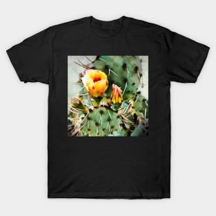 Cactus Yellow Bloom T-Shirt